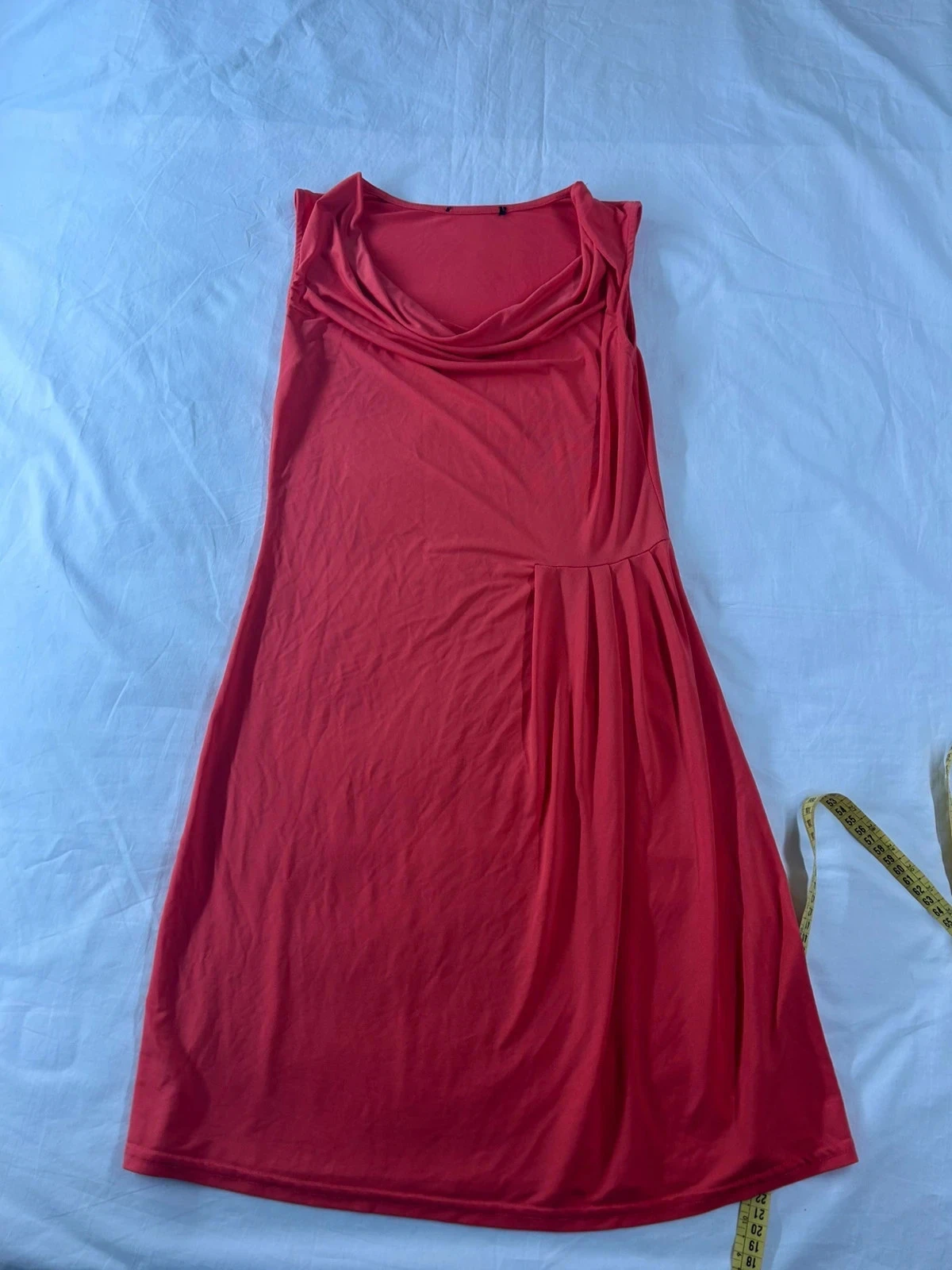 Robe longue rouge vintage